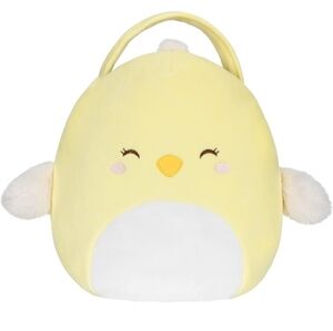New Squishmallows Original 12-Inch Ivanna Chick Easter Treat Pail - M-Sized